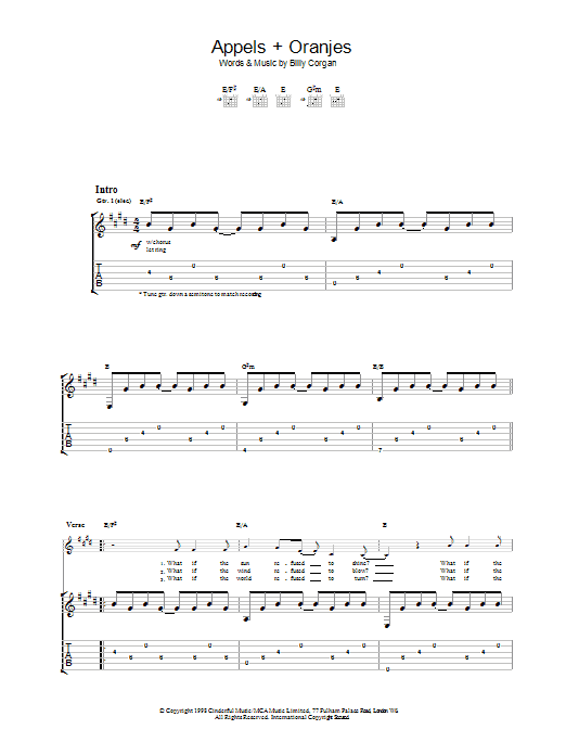 Product gallery: Page 1 of 1 Appels + Oranjes, The Smashing Pumpkins
