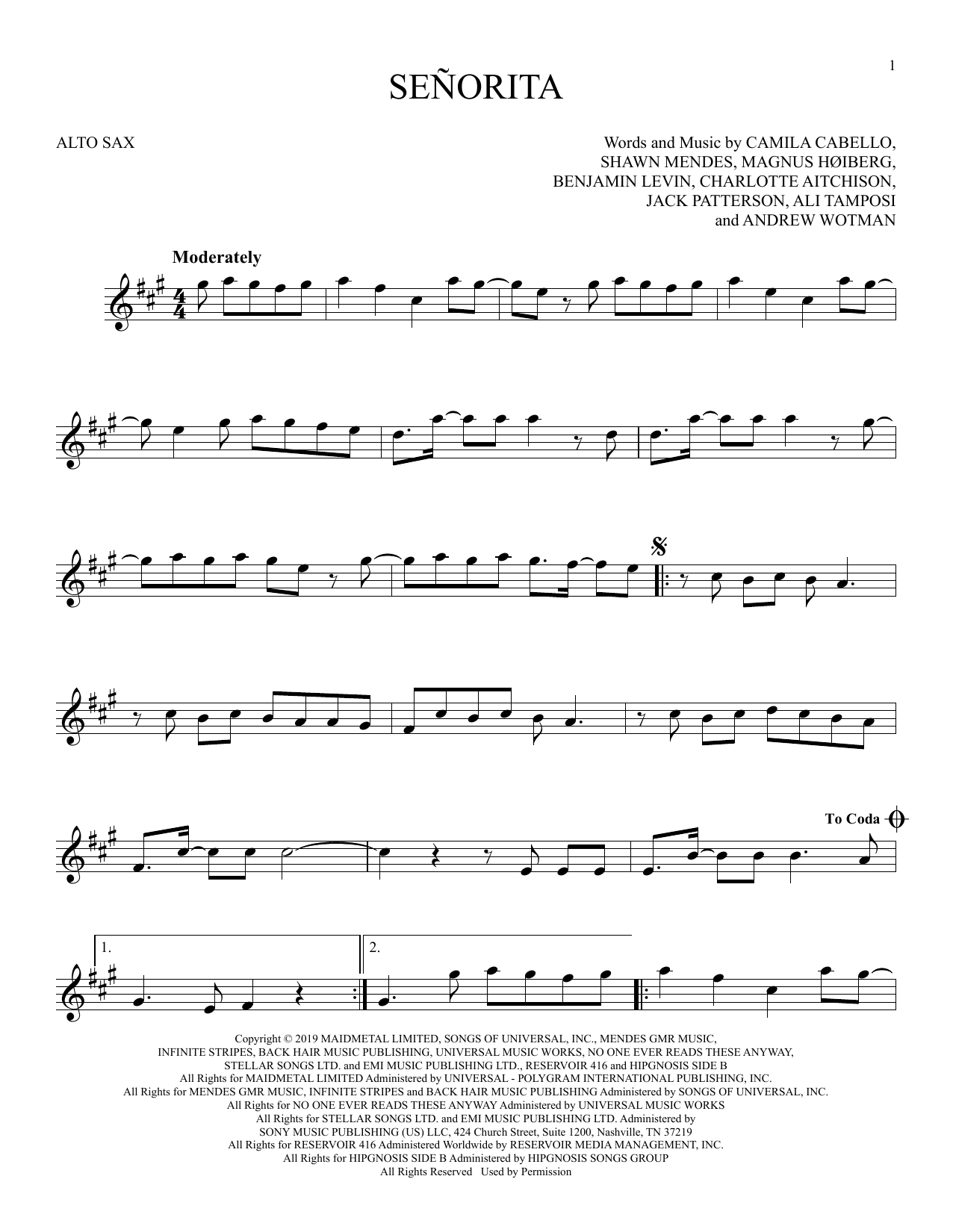 Product gallery: Page 1 of 1 Señorita, Shawn Mendes and Camila Cabello