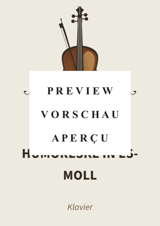 Product gallery: Page 2 of 7 Humoreske in es-Moll - op. 101 Nr. 1, Vivace , , Piano Solo