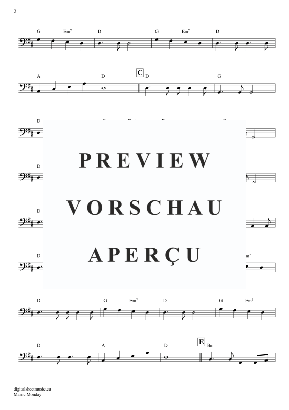 gallery: Manic Monday , Bangles, Bass Guitar