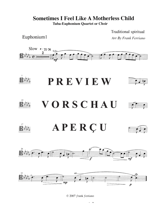 Product gallery: Page 10 of 20 Drei Spirituals , , (Tuba Quartett EETT)