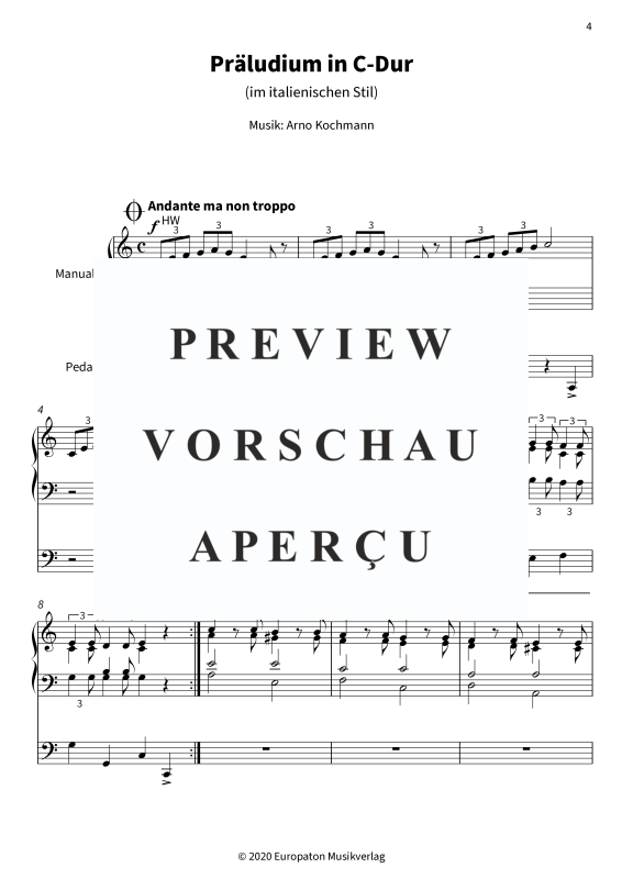 Product gallery: Page 6 of 11 10 Miniaturen - Orgelklänge der Seele von Arno Kochmann, , Organ solo