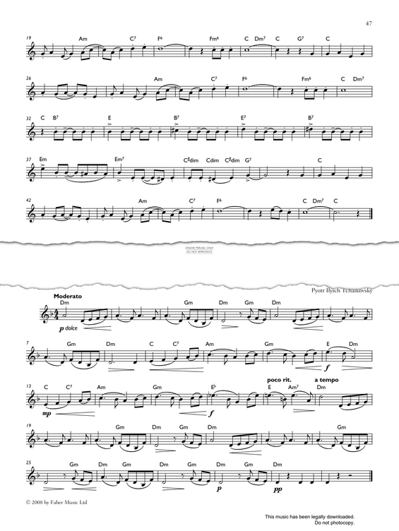 Produktgalerie: Seite 1 von 1 Theme from 'Swan Lake', Pyotr Ilyich Tchaikovsky, Trompete