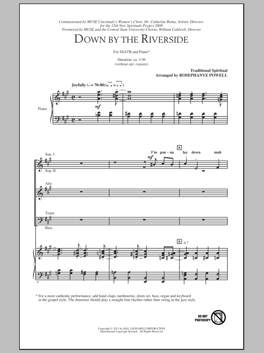 Produktbild zu: Down By The Riverside