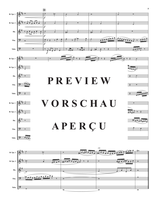Produktgalerie: Seite 6 von 16 Zwei Stücke , , (Blechbläserquintett)