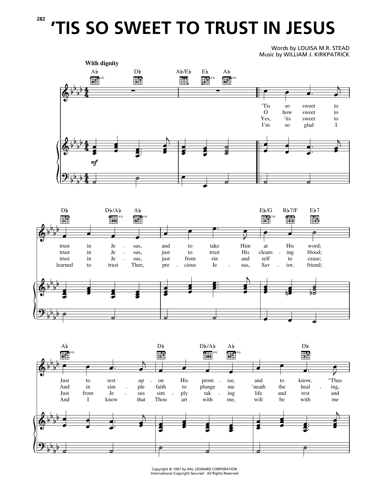 Produktbild zu: 'Tis So Sweet To Trust In Jesus