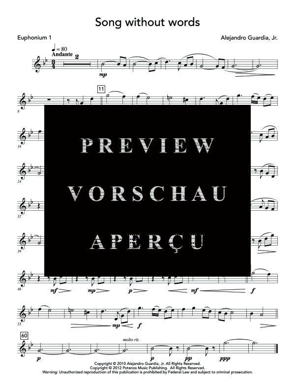 Product gallery: Page 10 of 11 Song Without Words, , (Tuba Quartett EETT)