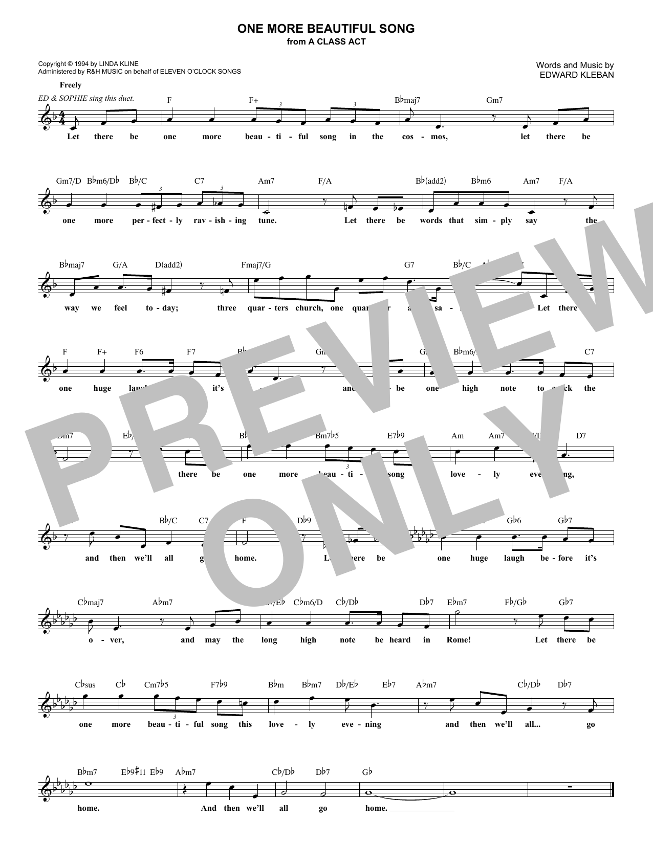 Product picture to: One More Beautiful Song