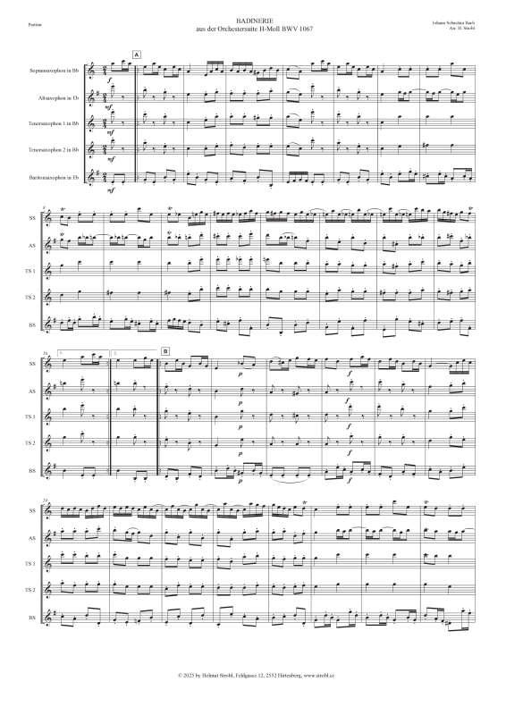 gallery: Badinerie, , Saxophonquintett