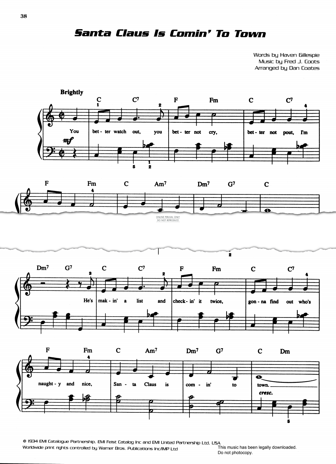 gallery: Santa Claus Is Comin' To Town, J. Fred Coots