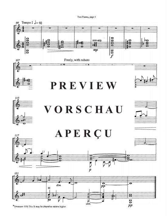 Product gallery: Page 8 of 21 Two Poems , , (flute and guitar)