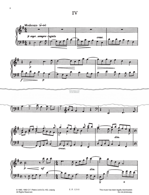 Produktgalerie: Seite 1 von 1 Prelude No.4 (from 24 Preludes Op. 34), Dmitri Shostakovich, Klavier