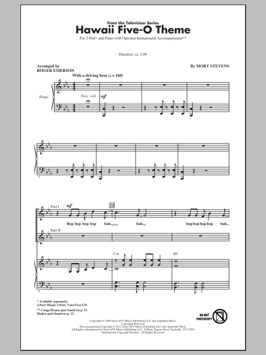 Produktbild zu: Hawaii Five-O Theme
