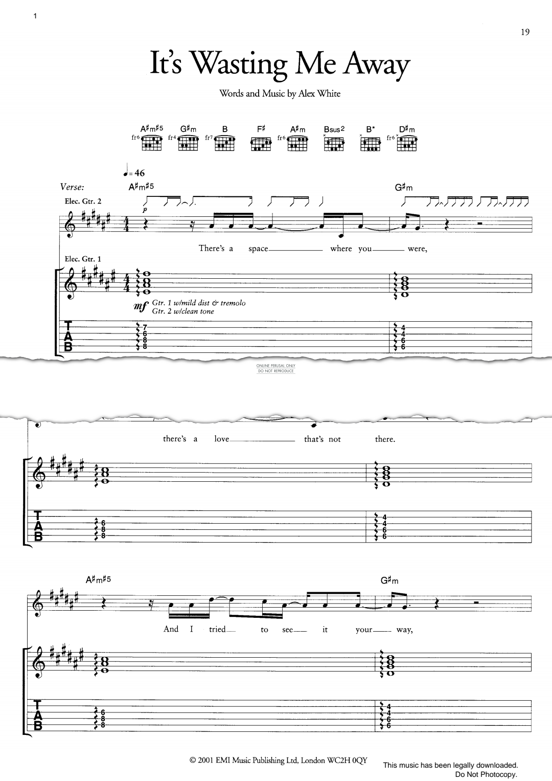 Produktbild zu: It's Wasting Me Away