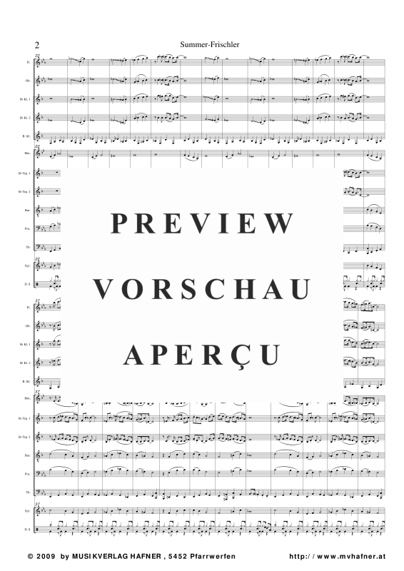 Product gallery: Page 7 of 11 Summer-Frischler, , (Youth wind orchestra)