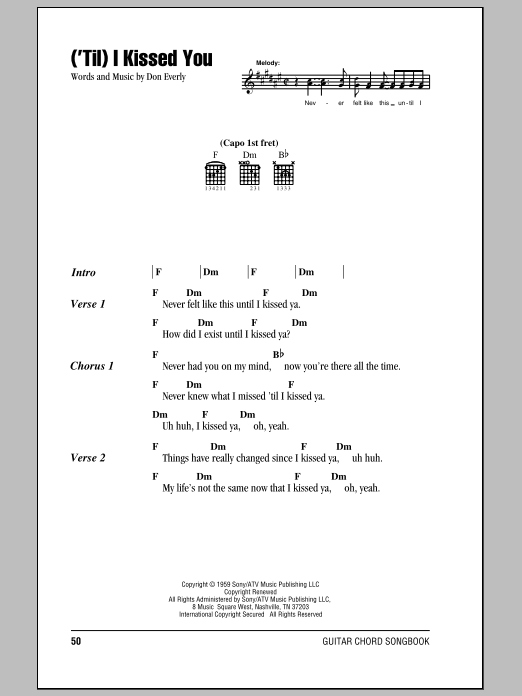 Produktgalerie: Seite 1 von 1 ('Til) I Kissed You, Everly Brothers, Gitarre