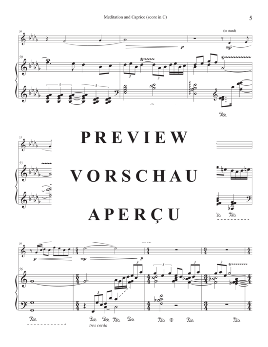 Produktgalerie: Seite 10 von 21 Meditation and Caprice , , (Trompete und Klavier)