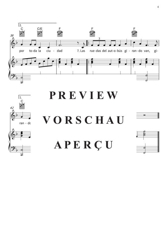 Produktgalerie: Seite 7 von 7 Las Ruedas Del Autobú s, , (Gesang + Klavier, Gitarre)