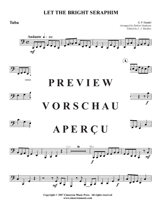gallery: Let the Bright Seraphim , , (Blechbläserquintett)