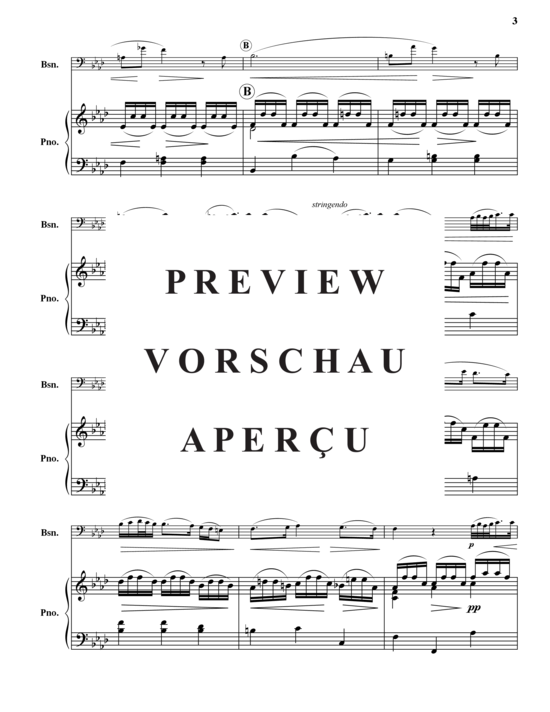 Product gallery: Page 4 of 6 Dance of the Blessed Sprits , , (bassoon + piano)