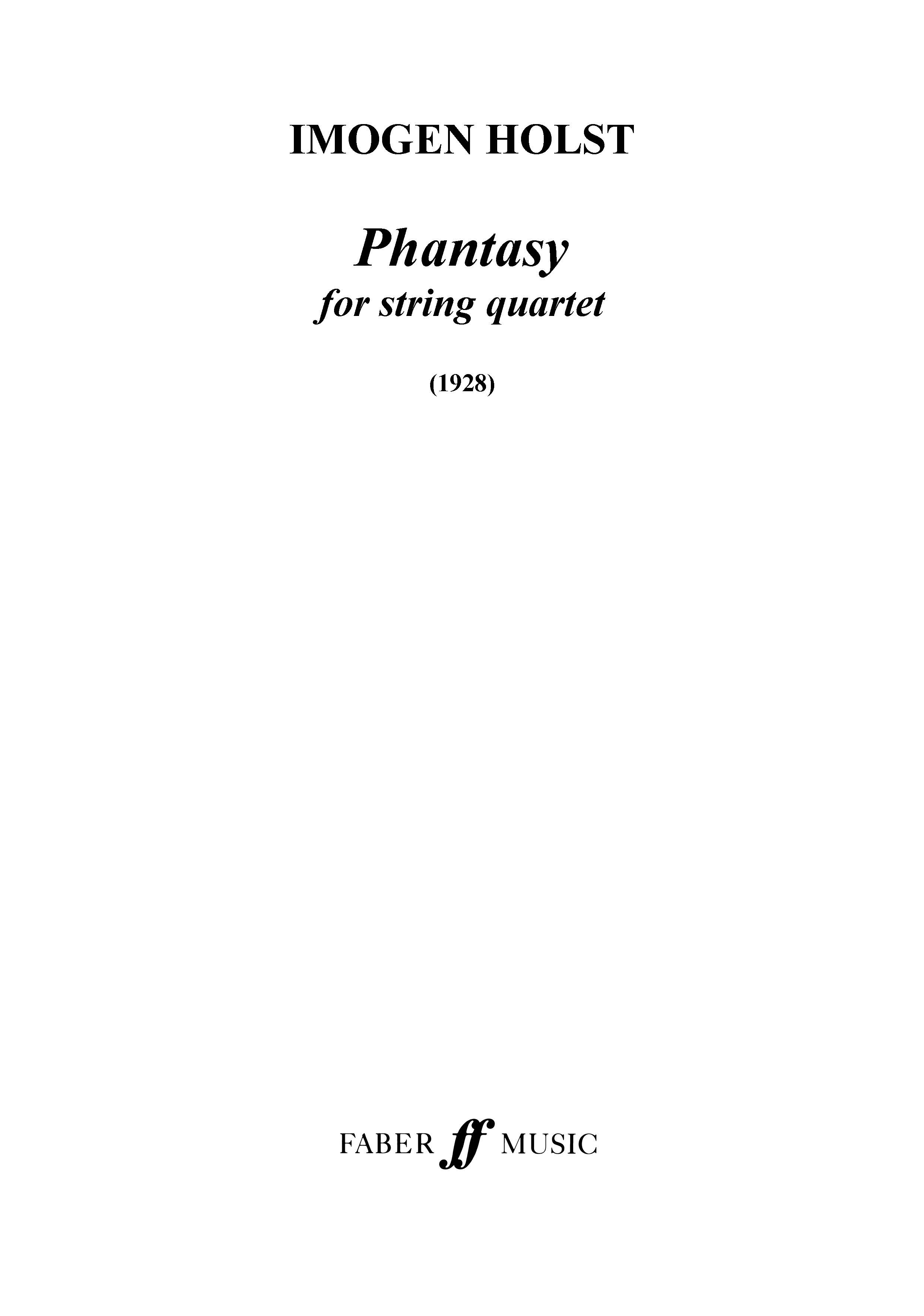 Produktbild zu: Phantasy Quartet