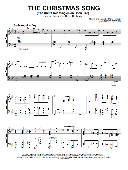 Product gallery: Page 1 of 1 The Christmas Song (Chestnuts Roasting On An Open Fire), Mel Torme