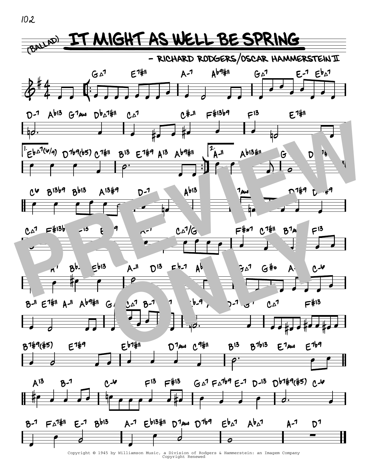 Product picture to: It Might As Well Be Spring (arr. David Hazeltine)
