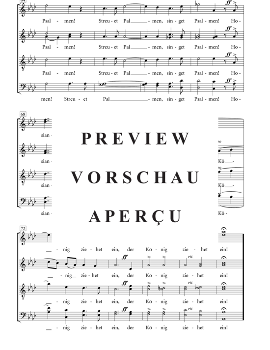 Product gallery: Page 8 of 8 Palmsonntagmorgen , , (mixed choir)