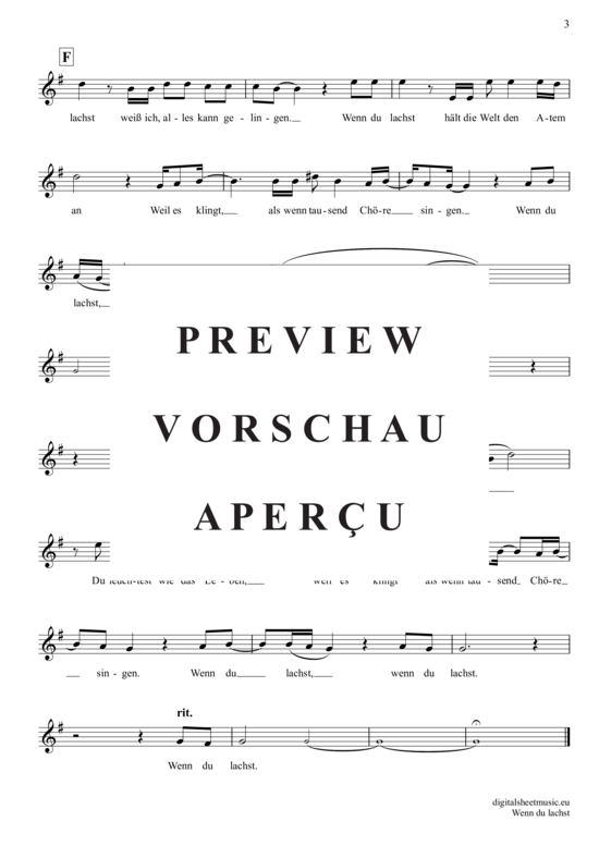 gallery: Wenn Du Lachst , Fischer, Helene, (Klarinette in B)