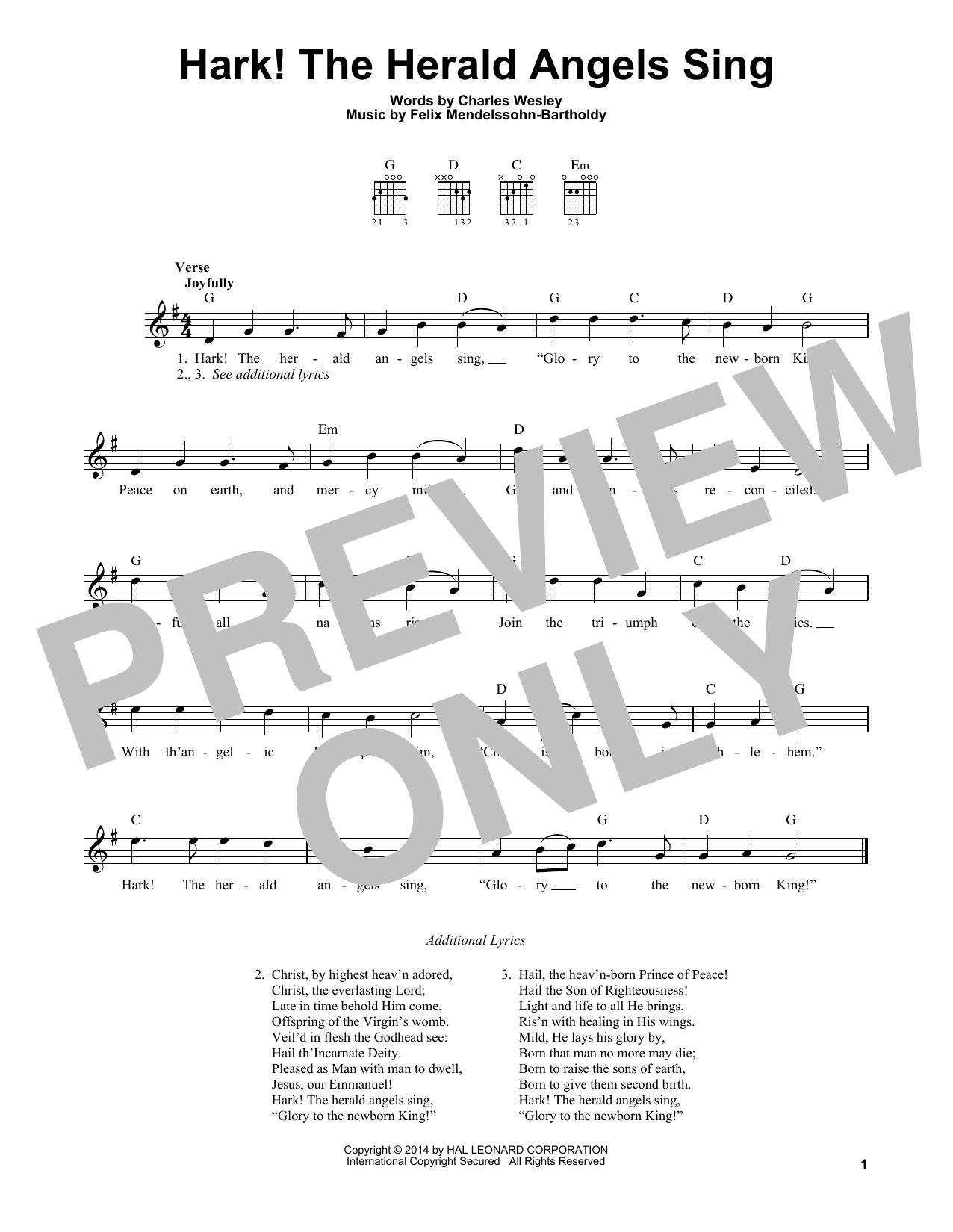 Product gallery: Page 1 of 1 Hark! The Herald Angels Sing, Charles Wesley