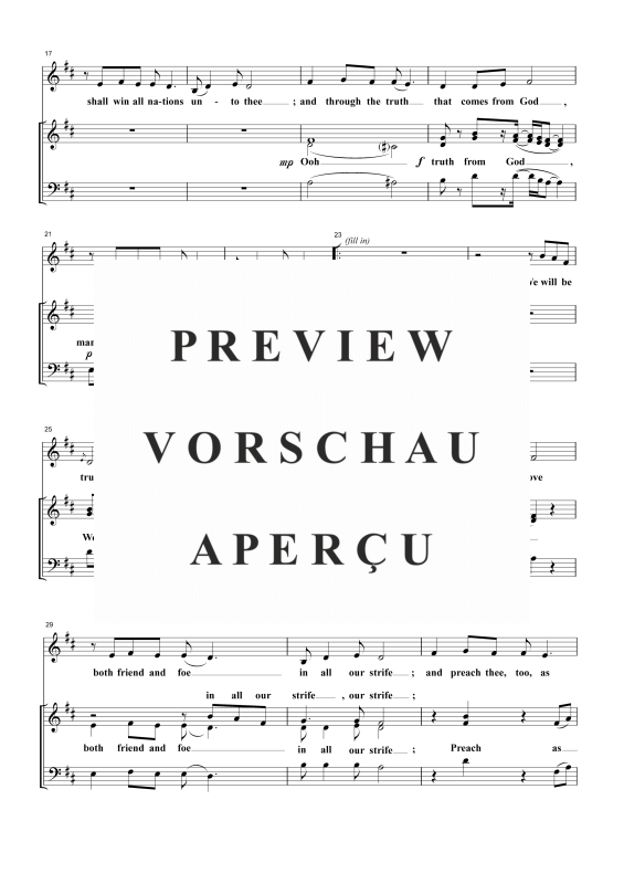 Produktgalerie: Seite 4 von 11 Faith of Our Fathers, , Gemischter Chor SAB, Solo und Klavier