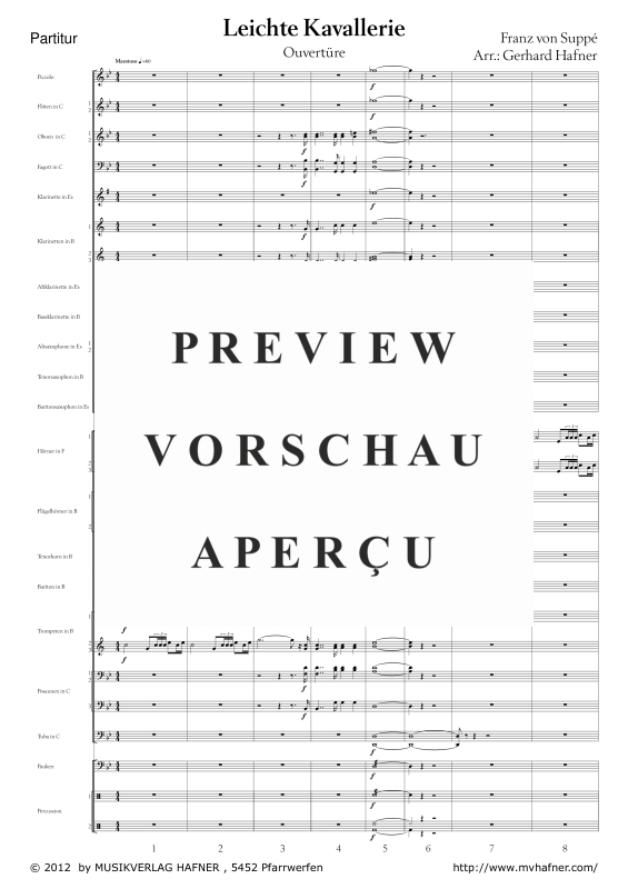 Product gallery: Page 6 of 11 Leichte Kavallerie, , (large wind orchestra)