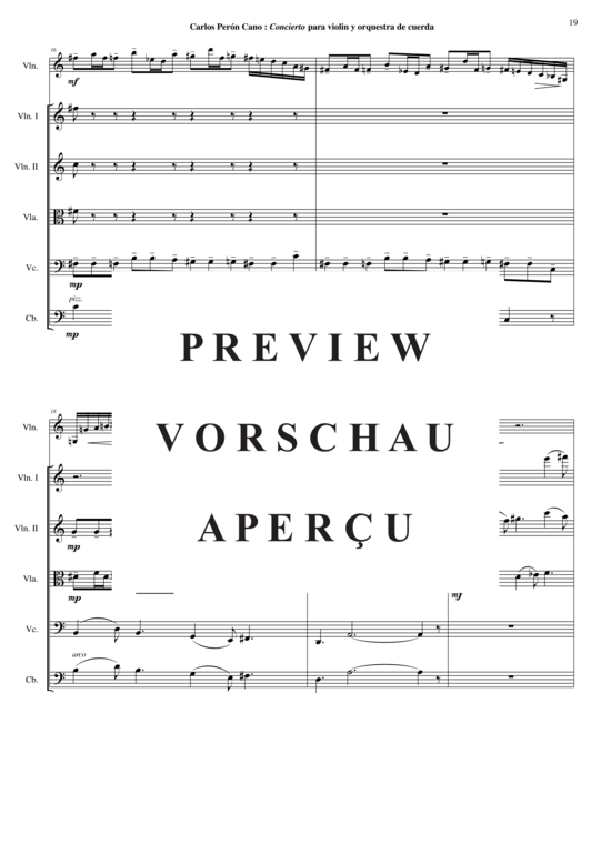 Product gallery: Page 20 of 21 Concerto für Violine und Streichorchester , , (score and solo part)