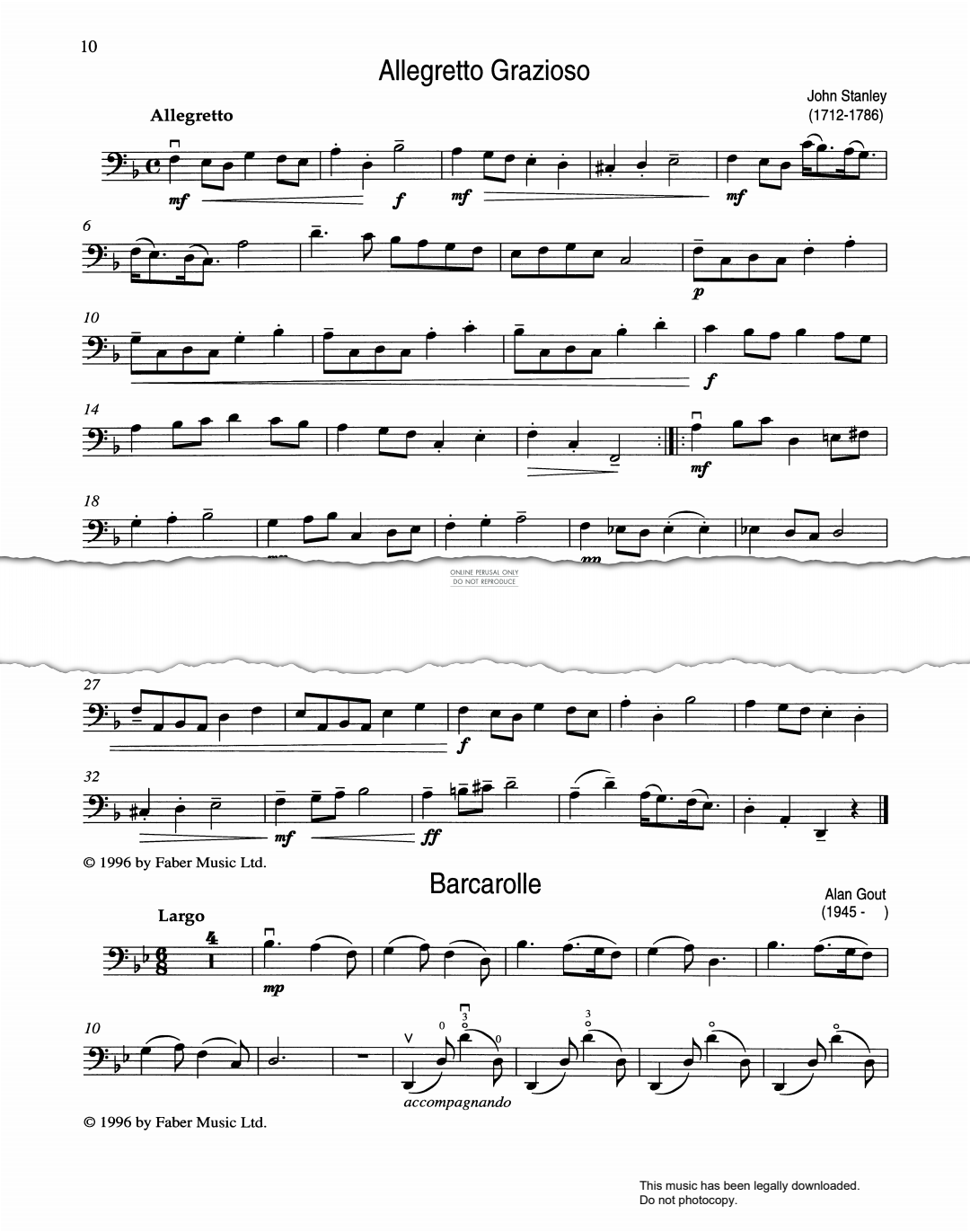 Produktgalerie: Seite 1 von 1 Barcarolle, Alan Gout, Klavier, Violoncello