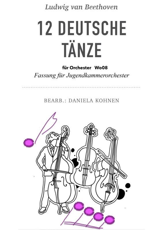 Produktbild zu: 12 Deutsche Tänze - Fassung für JugendkammerorchesterLudwig van Beethoven
