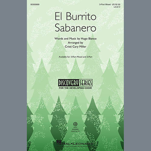 cover: El Burrito Sabanero (Mi Burrito Sabanero) (arr. Cristi Cary Miller), Hugo Blanco, Chor