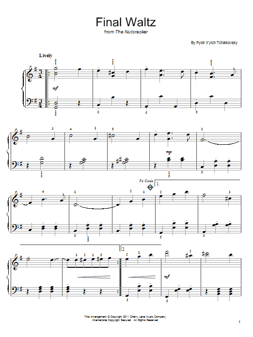 Produktbild zu: Final Waltz