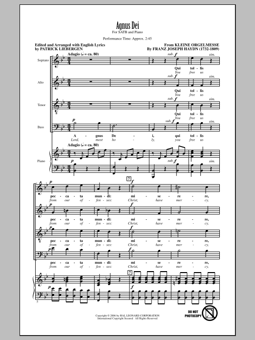 Product picture to: Agnus Dei