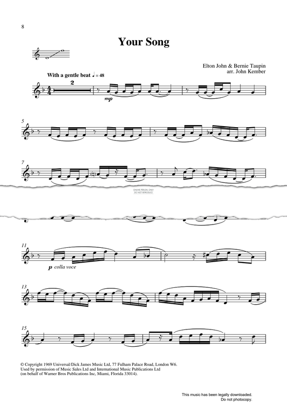 Product gallery: Page 1 of 1 Your Song, Elton John