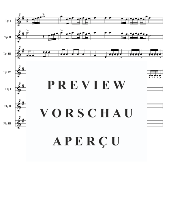 Product gallery: Page 7 of 11 Deus in Adjutorium, , Brass Septet 4 Trumpets and 3 Flugelhorns