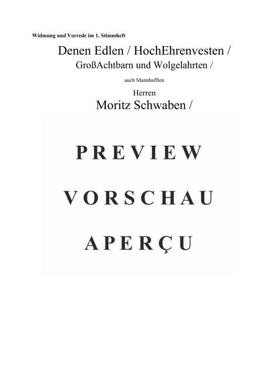 gallery: Musikalische Andachten IV. Teil, Bd.1: Geistliche Motetten und Konzerte, , (Gemischter Chor 5-7 stimmig und BC)