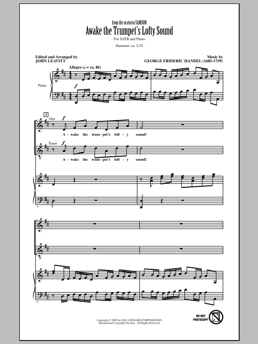 Produktbild zu: Awake The Trumpet's Lofty Sound