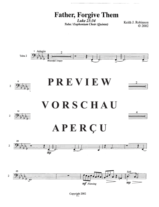 Product gallery: Page 20 of 21 Father Forgive Them , , (Tuba Quintet EETTT)