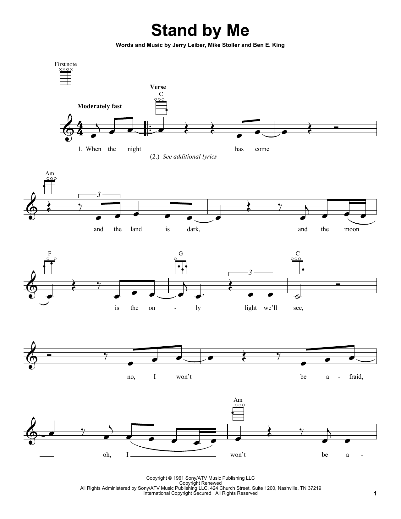 Product gallery: Page 1 of 1 Stand By Me, Ben E. King