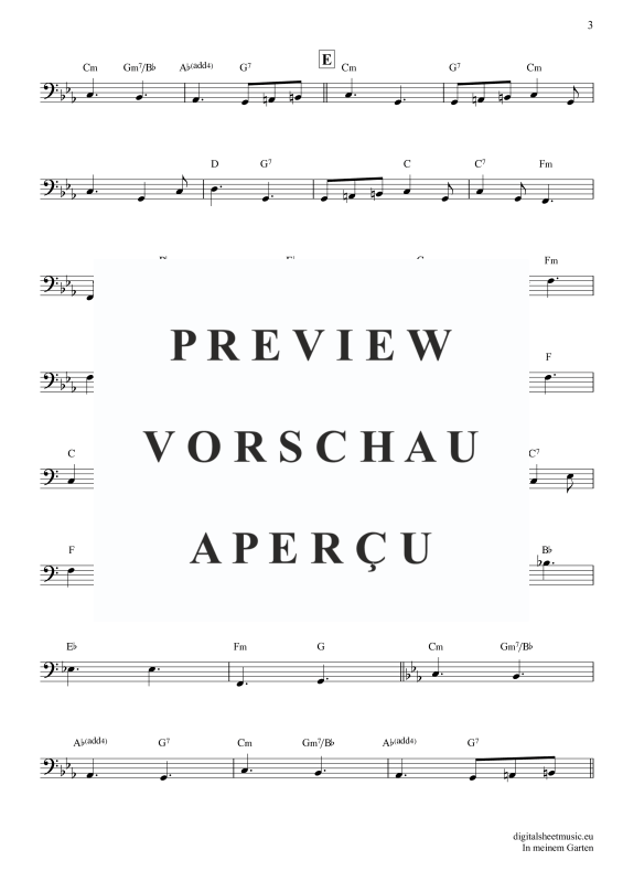 Produktgalerie: Seite 4 von 9 In Meinem Garten, Mey, Reinhard, E-Bass