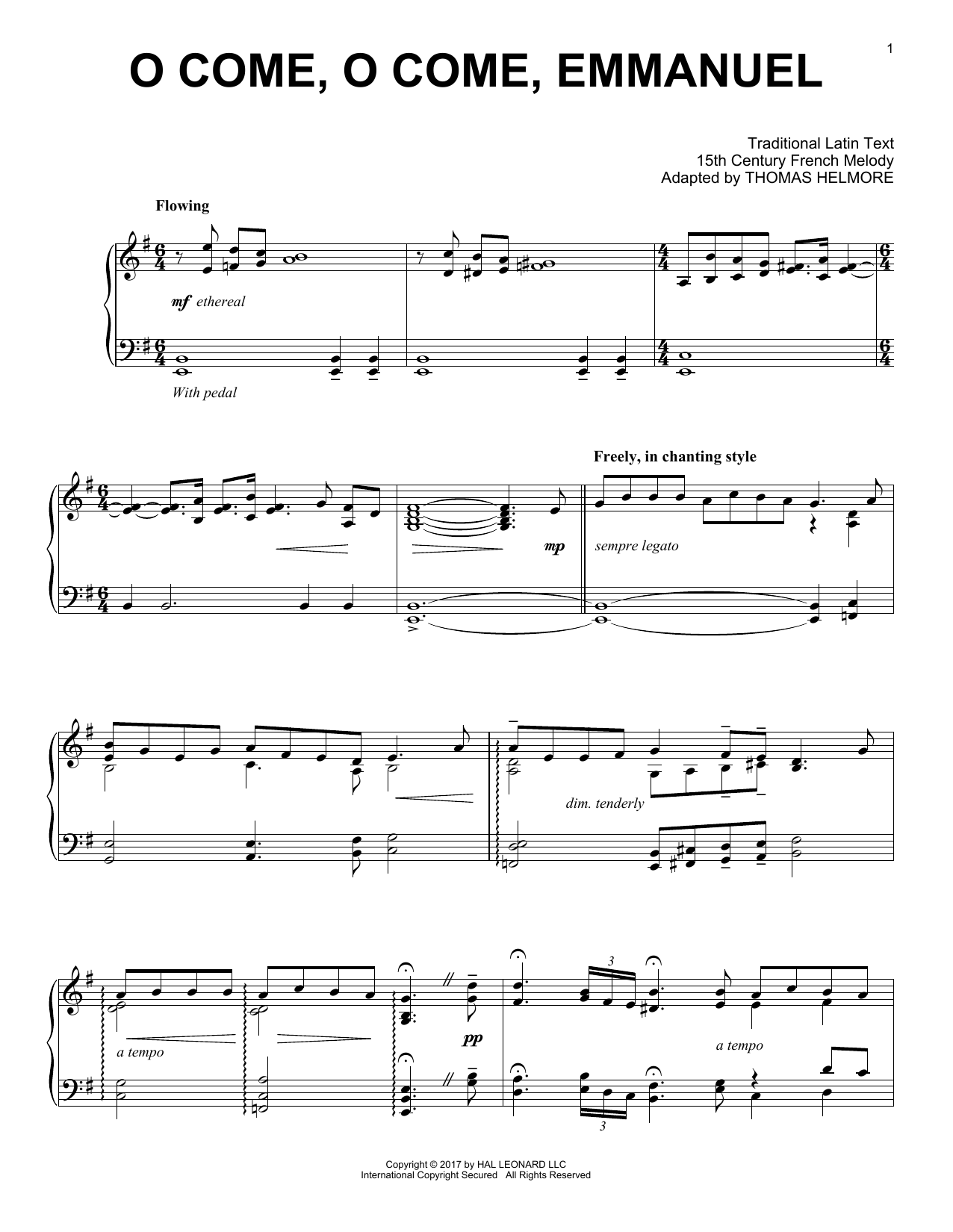 Product gallery: Page 1 of 1 O Come, O Come, Emmanuel, 15th Century French Melody