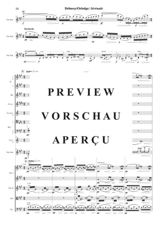 gallery: Sérénade for violin and orchestra , , (Orchester + Violine Solo)
