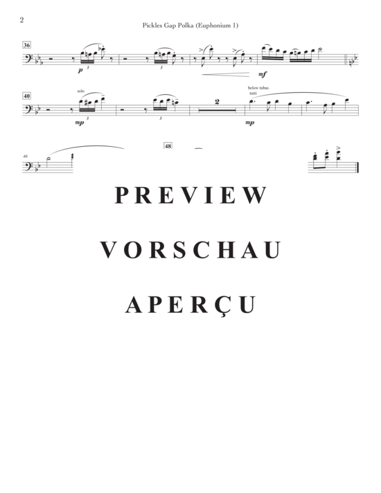 Product gallery: Page 7 of 17 Pickles Gap Polka , , (Tuba Quartett EETT)