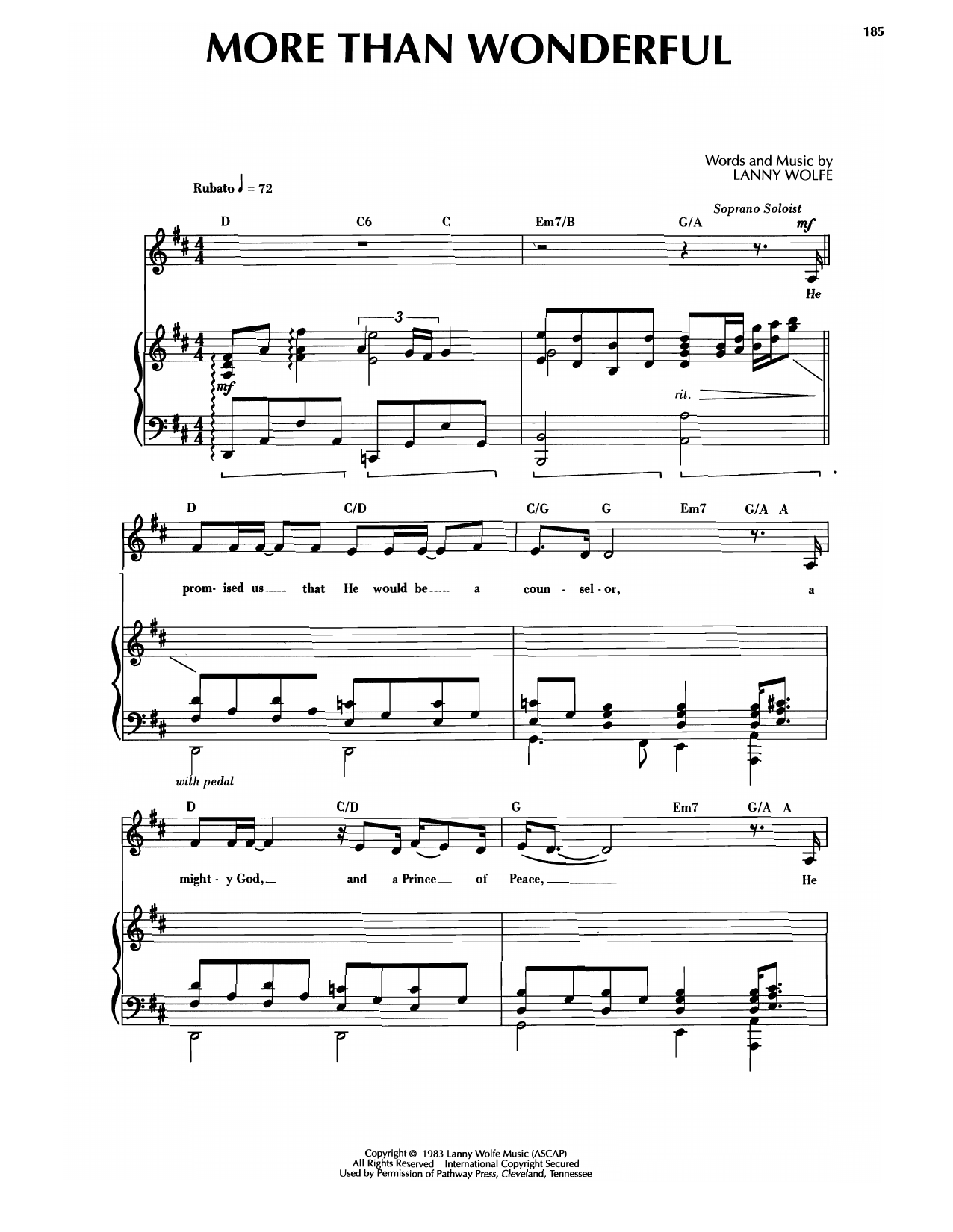 Produktgalerie: Seite 1 von 1 More Than Wonderful, Sandi Patti, Gesang, Klavier