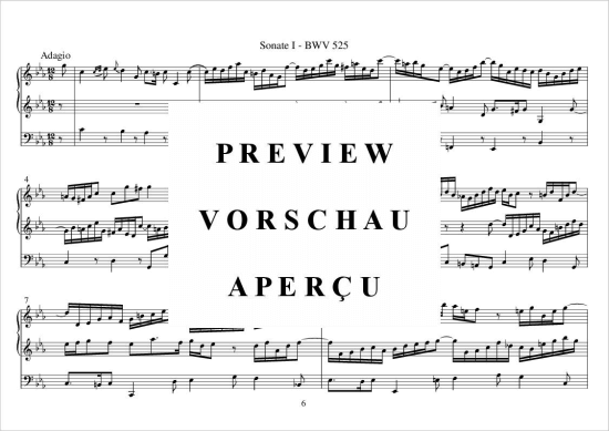 gallery: Sonata I BWV 525 , , (Orgel Solo)